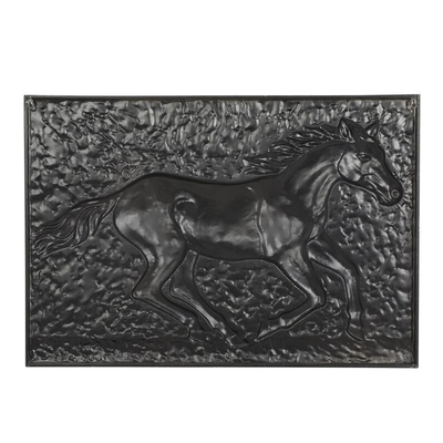 SGS Certified Muscular Black Stallion Wall Art Besi Cor Elegan