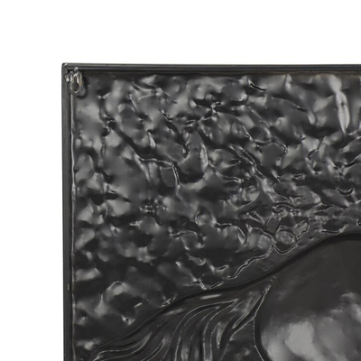 SGS Certified Muscular Black Stallion Wall Art Besi Cor Elegan